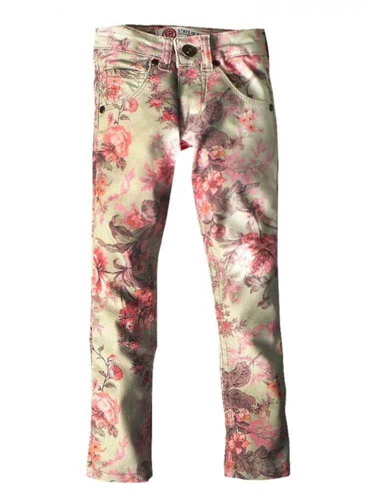 State Of Kids Çiçekli Pantolon - Lilium