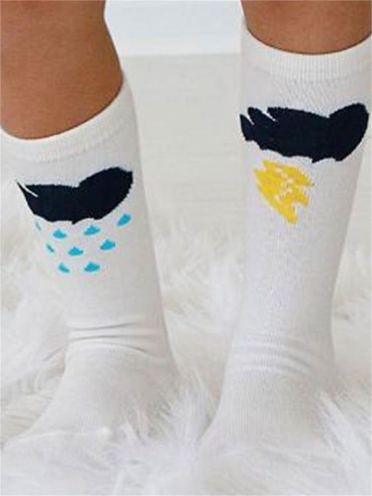 Beyaz Dizüstü Bulut Çorap