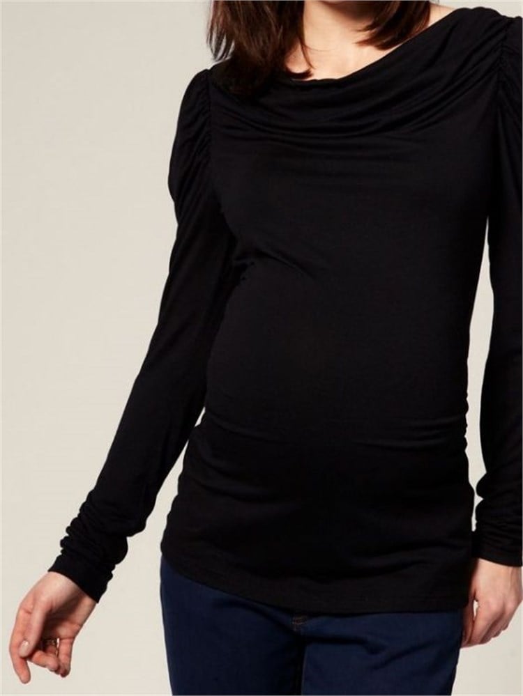 Hamile Giyim Bluz Penye Tunik