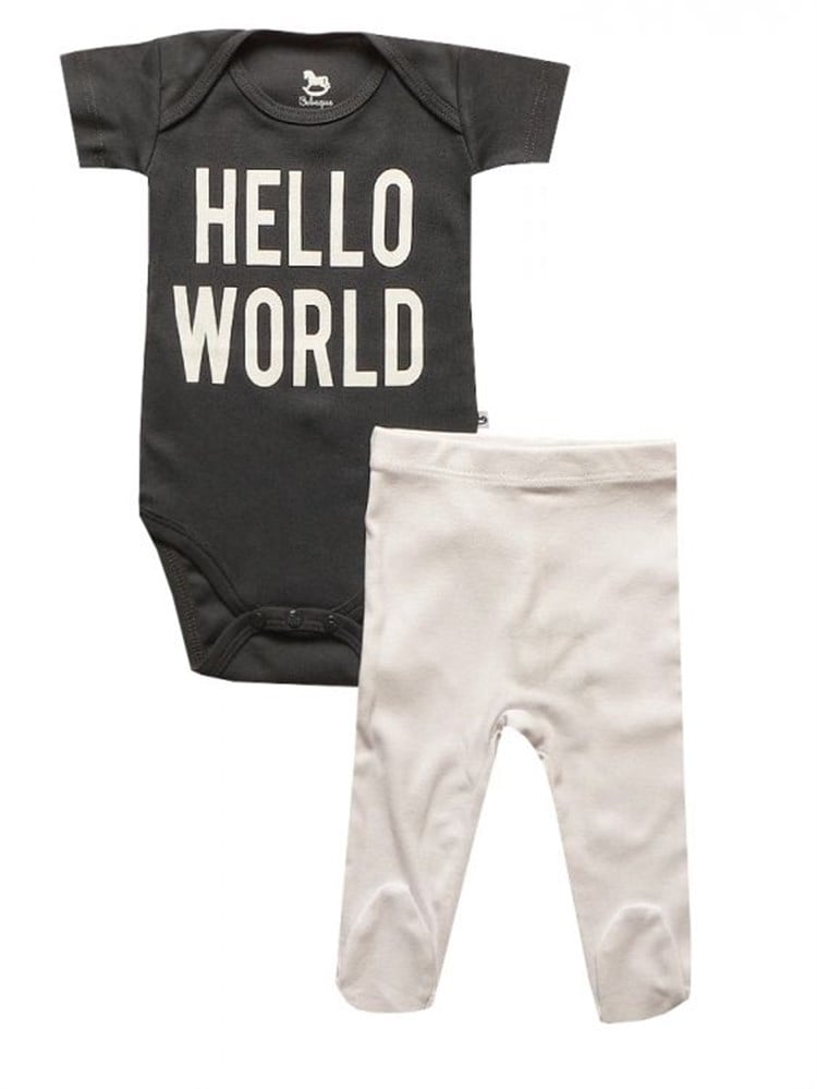 Bebeque Hello World Set - Antrasit