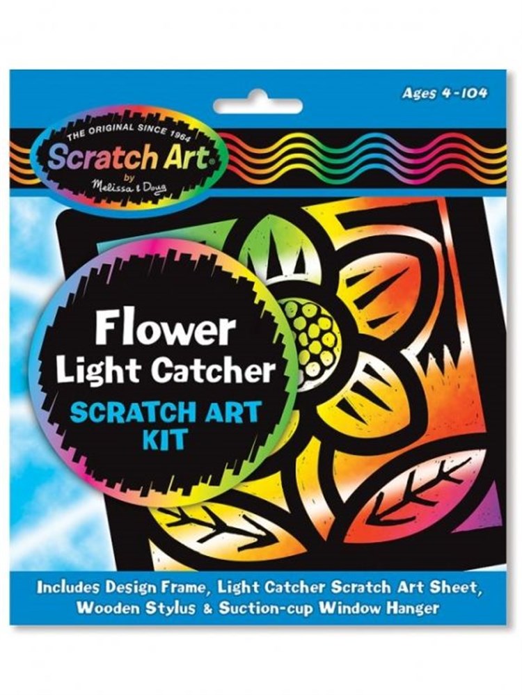 Melissa & Doug Işildayan Çiçekler - Kazıma Sanatı