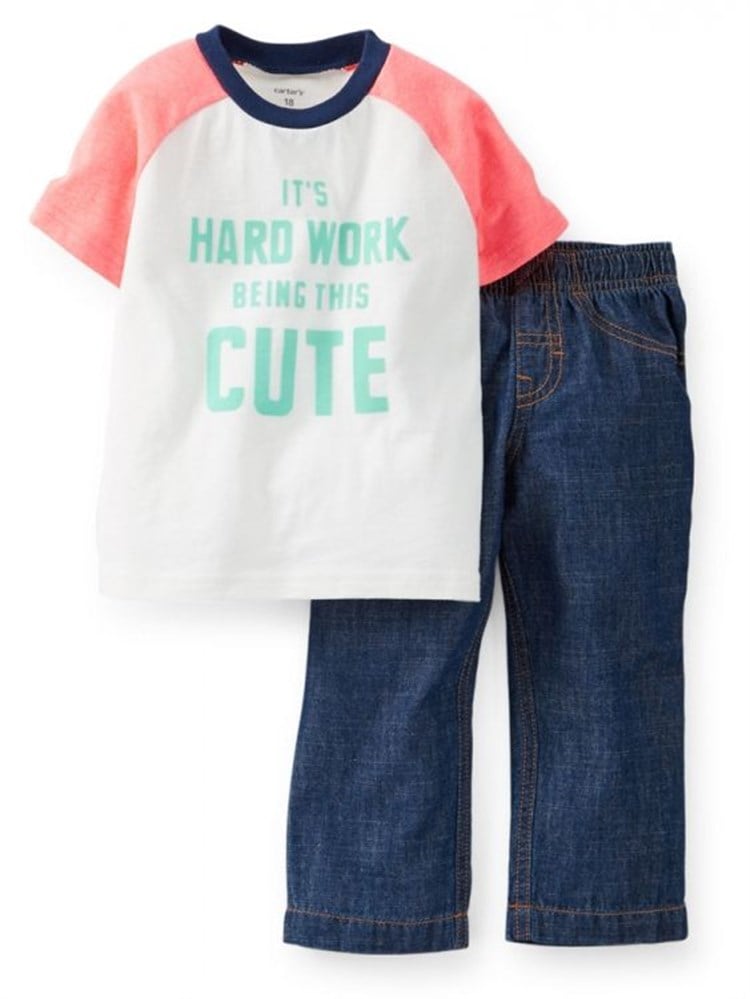 Carter's 2 Parça Set-Tatlı Minik