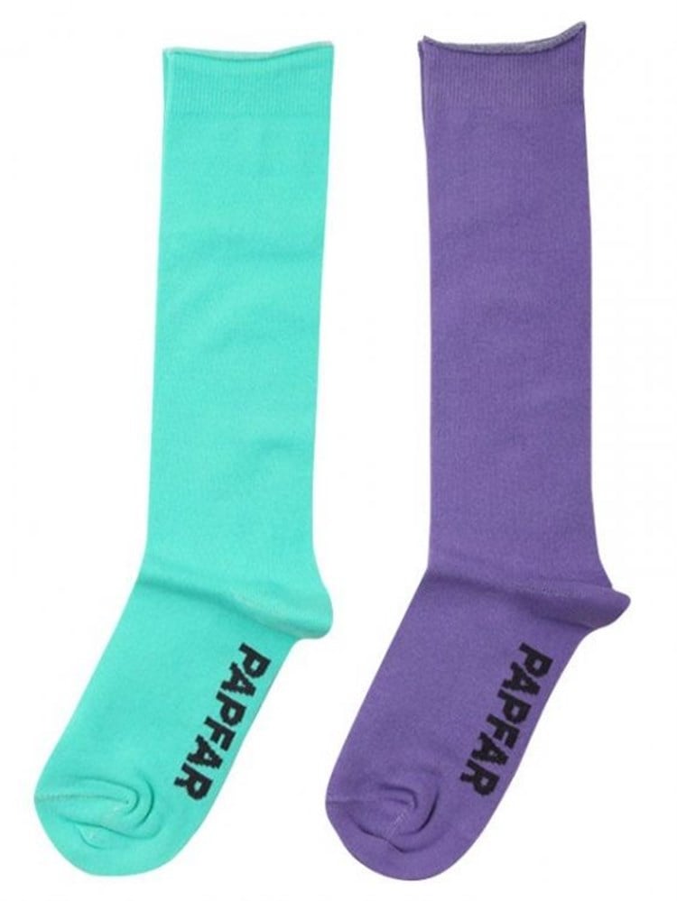 Papfar Celine 2' li Çorap Set - Yeşil - Mor