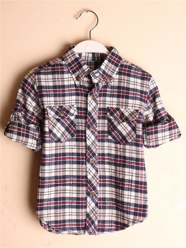 State Of Kids  Oduncu Gömlek - Lacivert Ekose