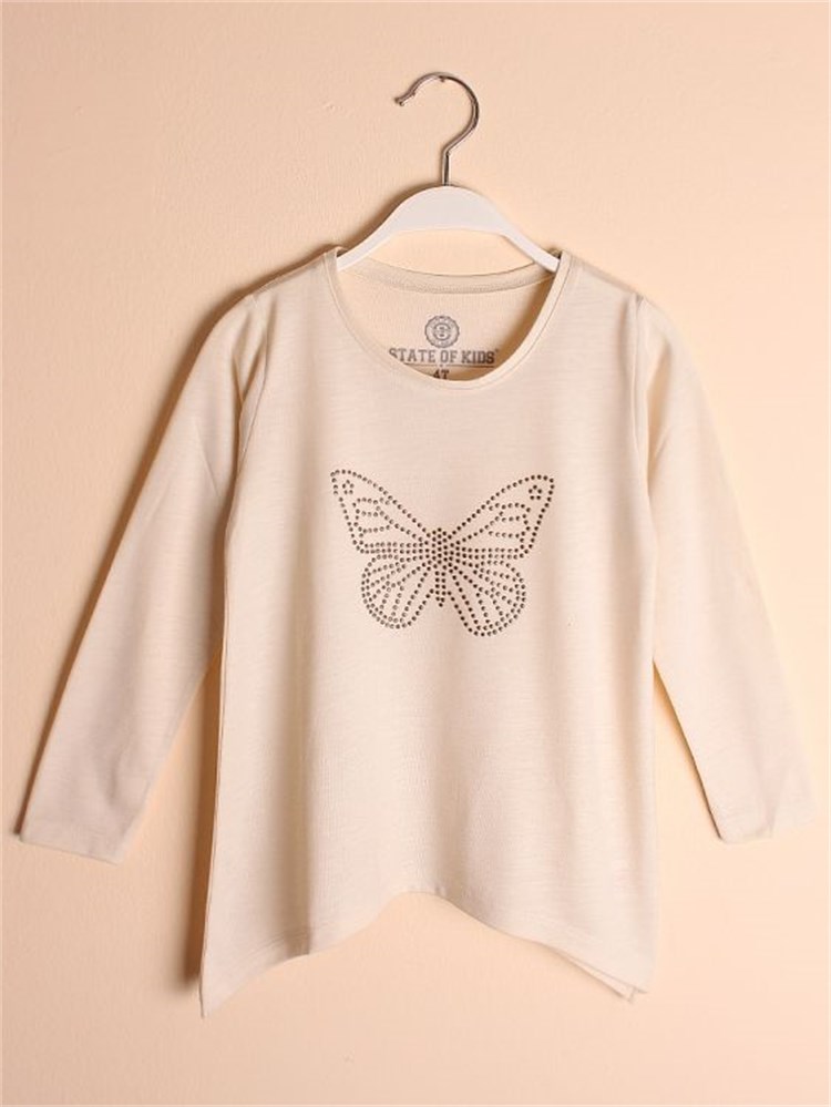 State of Kids Tunik - Kelebek - Ekru