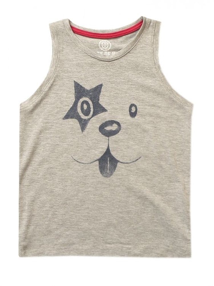 State of Kids Sevimli Köpek Atlet - Gri