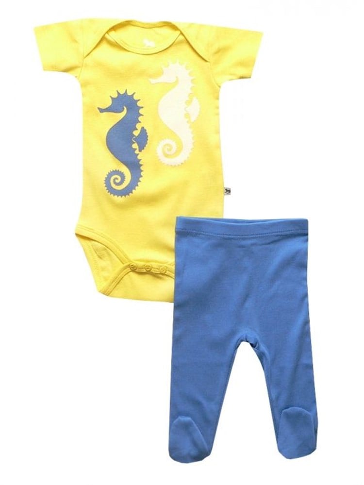 Bebeque Deniz Atı Set - Sarı