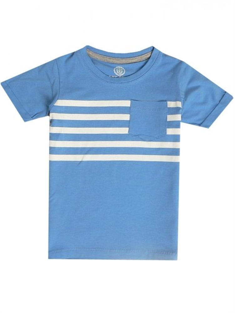 State Of Kids Çizgili Mavi T-Shirt