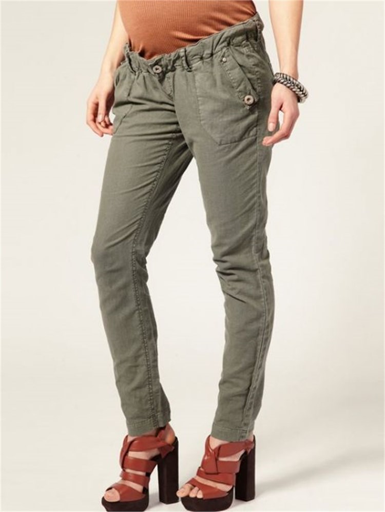 Hamile Giyim -  Pantolon - Yeşil