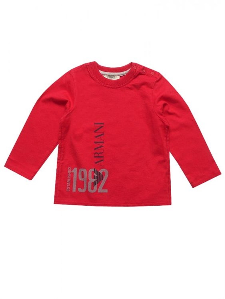 Armani 1982 Sweatshirt - Kırmızı
