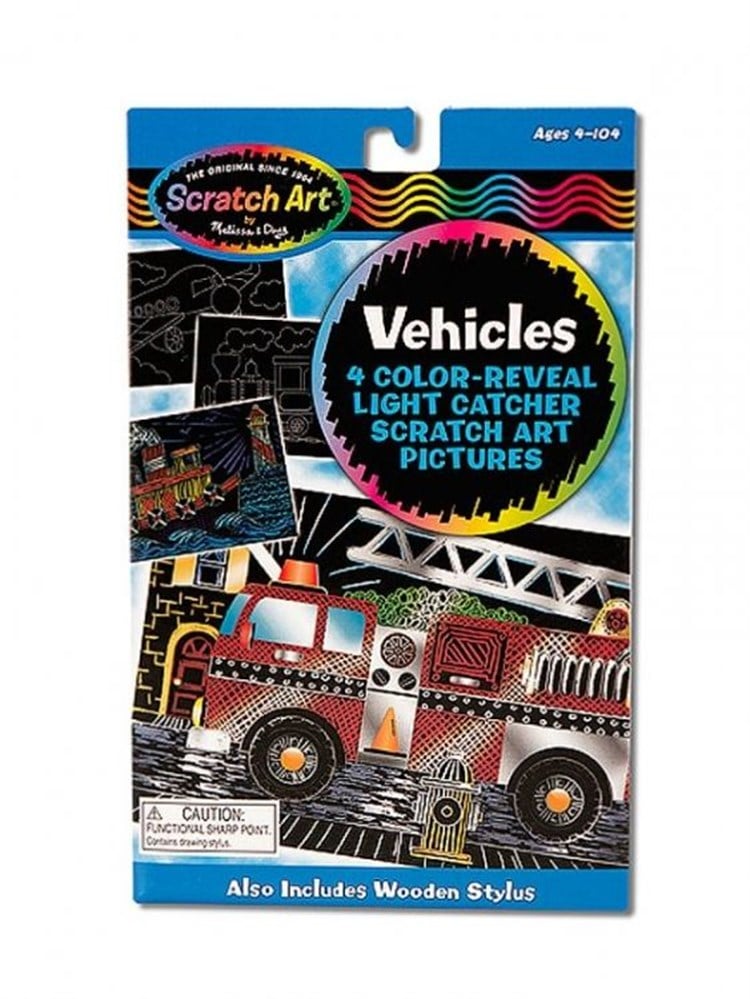 Melissa & Doug Taşitlar - Kazıma Sanatı