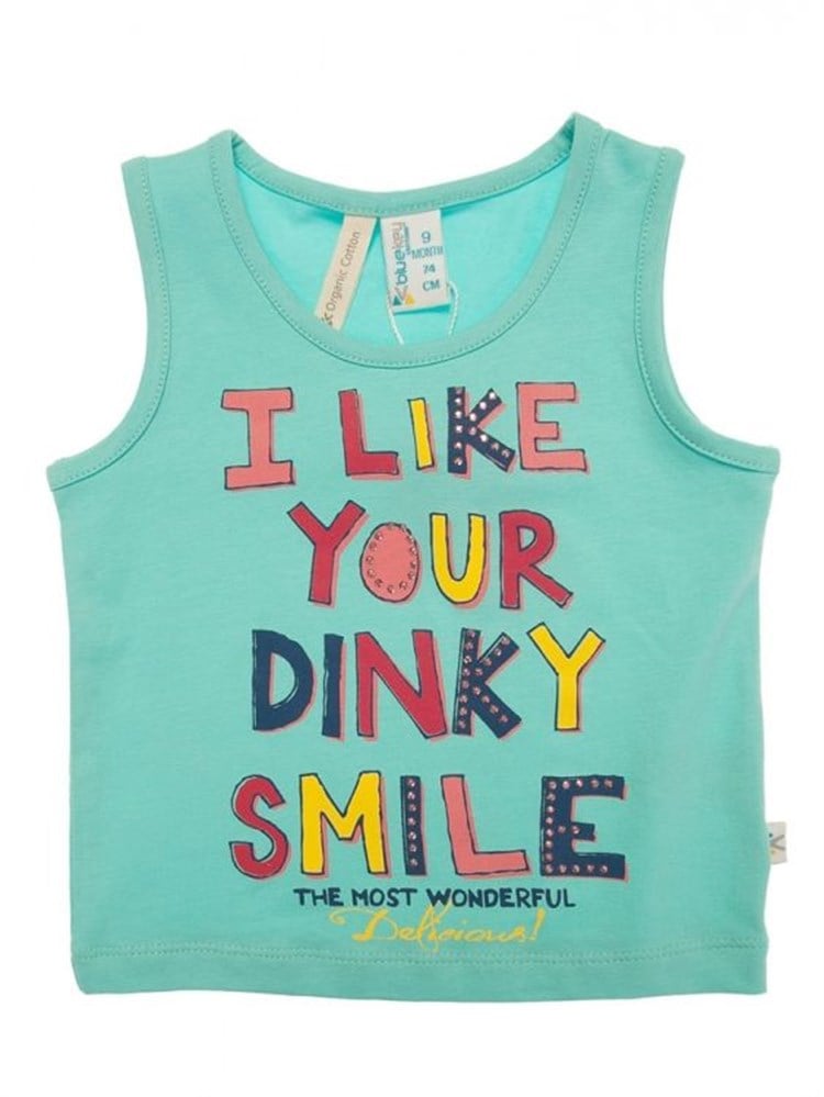 Bluekey Mavi Baskılı Atlet