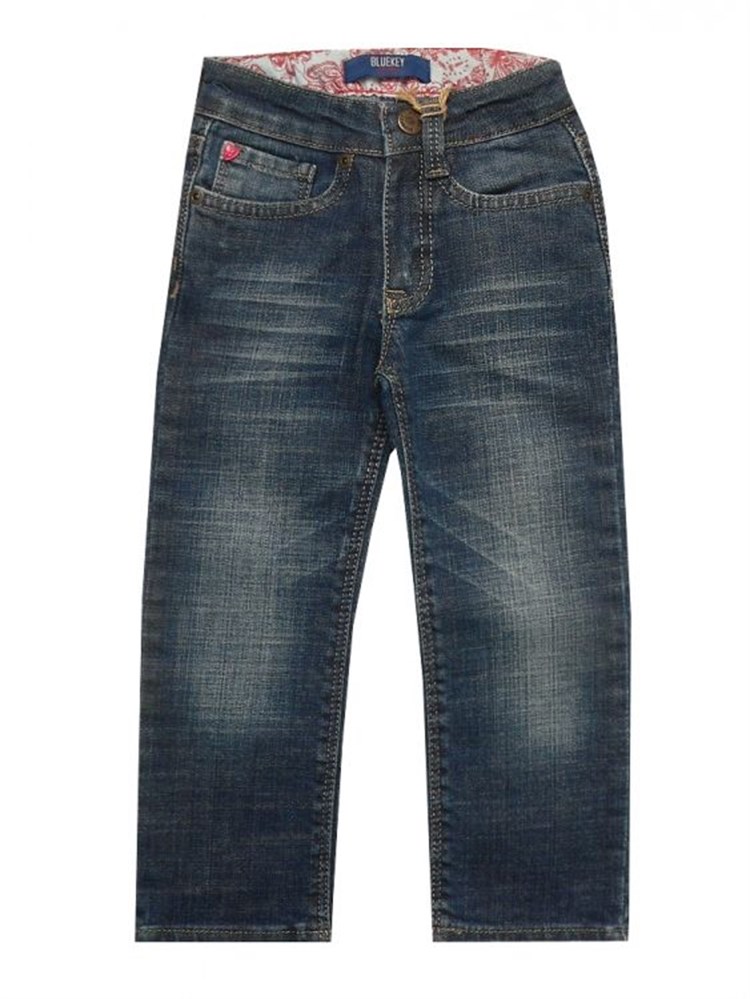 Bluekey Kız Denim Pantolon-Denim