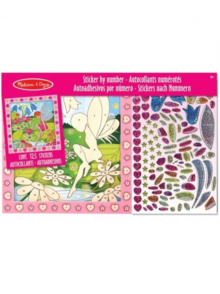 Melissa & Doug Perili Çiçek Bahçesi Numaralı Çikartma Seti