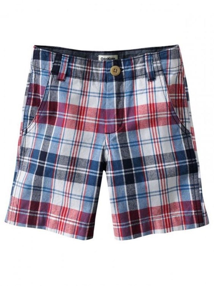 Osh Kosh Bgosh Ekose Şort - Lacivert