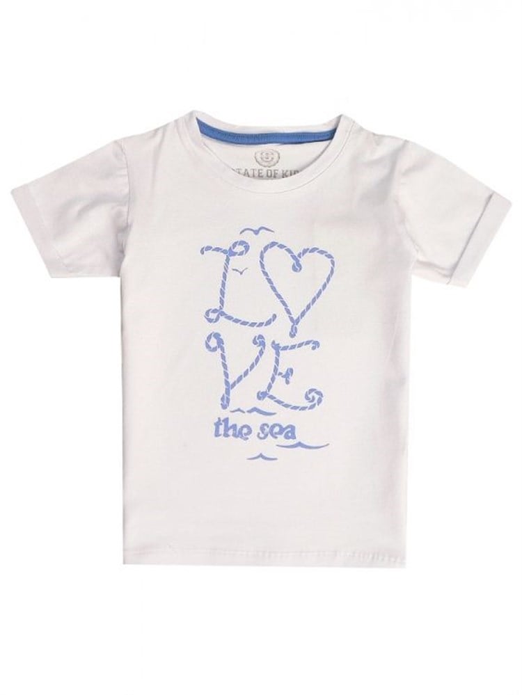 State Of Kids Deniz Aşkı Beyaz T-Shirt