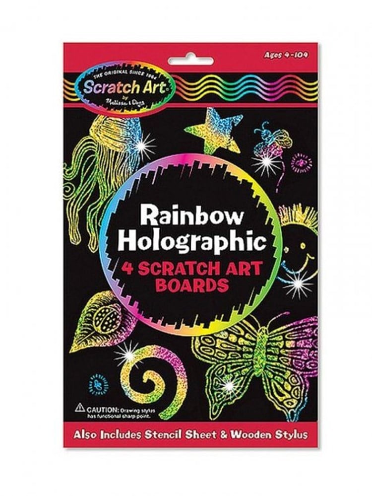 Melissa & Doug Hologramli Gökkuşağı Kazıma Sanatı
