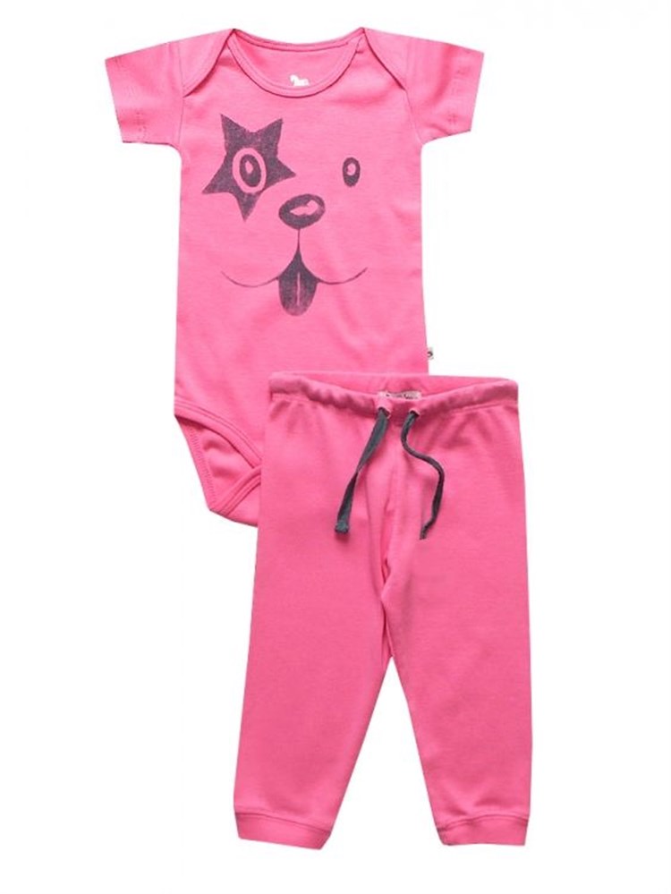 Bebeque Sweet Dog Set - Pembe
