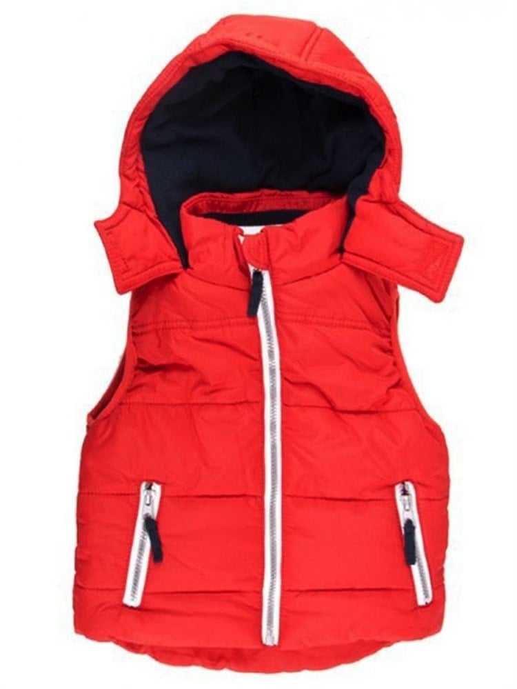 Bluekey Kız Bebek Yelek-Kırmızı