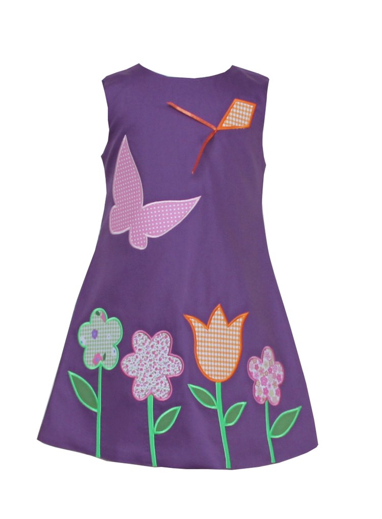 Sisimama Uçurtmayı Kovalayan Kelebek Elbise