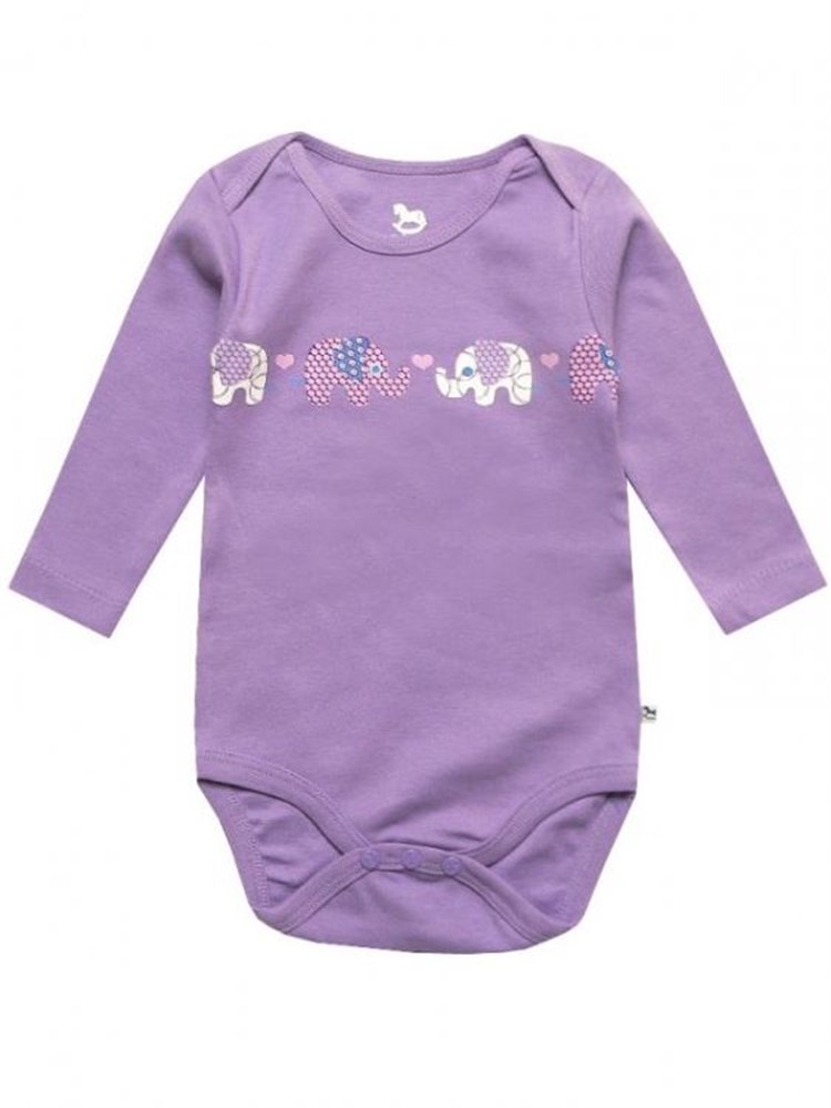 Bebeque Kiki Uzun Kollu Body - Mor