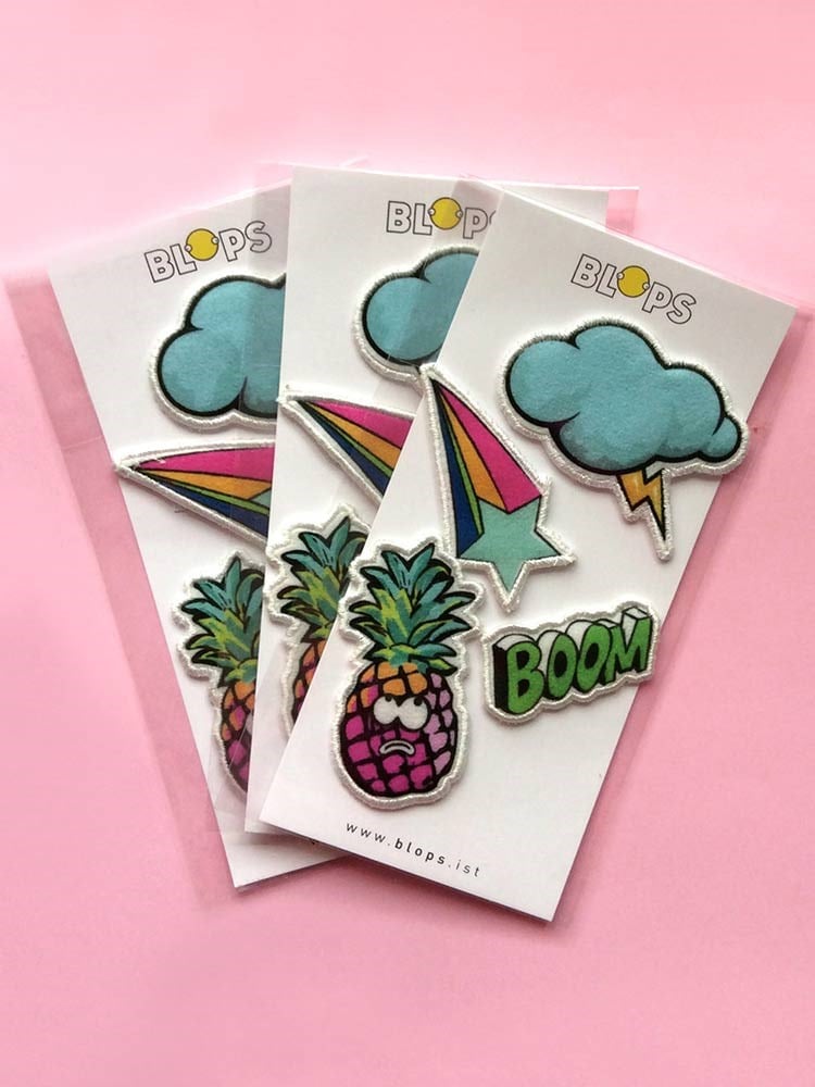 Blops Karışık Ananaslı Ekstra 4'Lü Patch