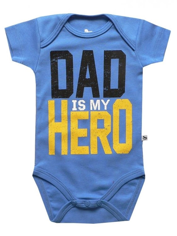 Bebeque Dad is My Hero Body - Mavi