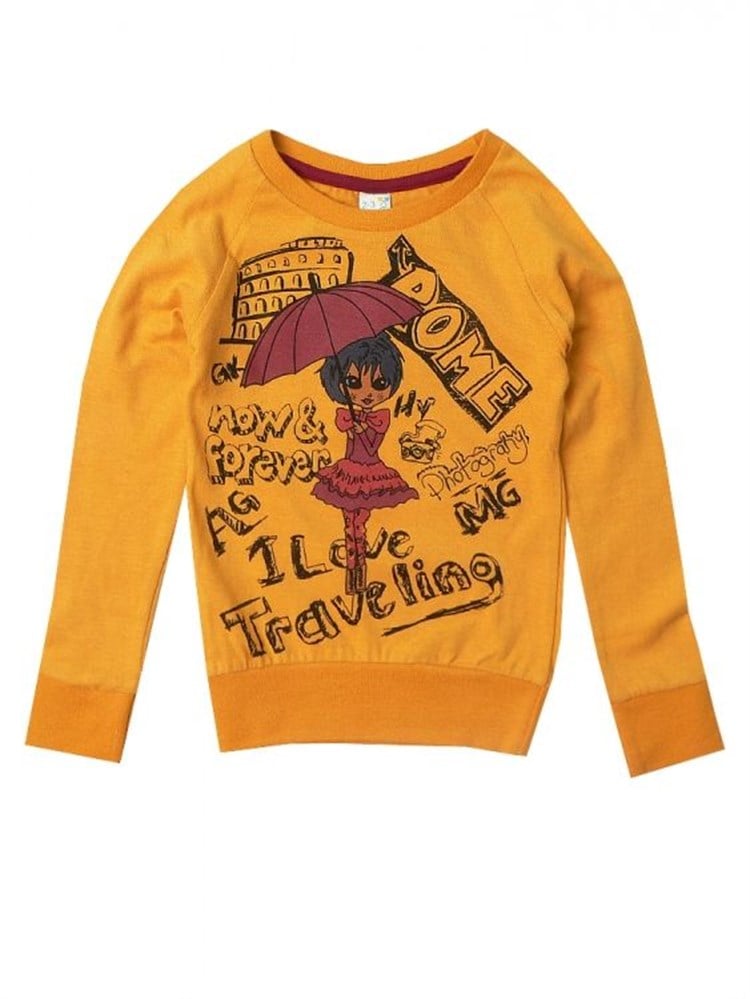 Bluekey Kız  Sweatshirt-Safran