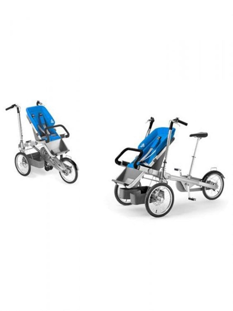 Taga Bikes - Bisikletli Bebek Arabası Mavi