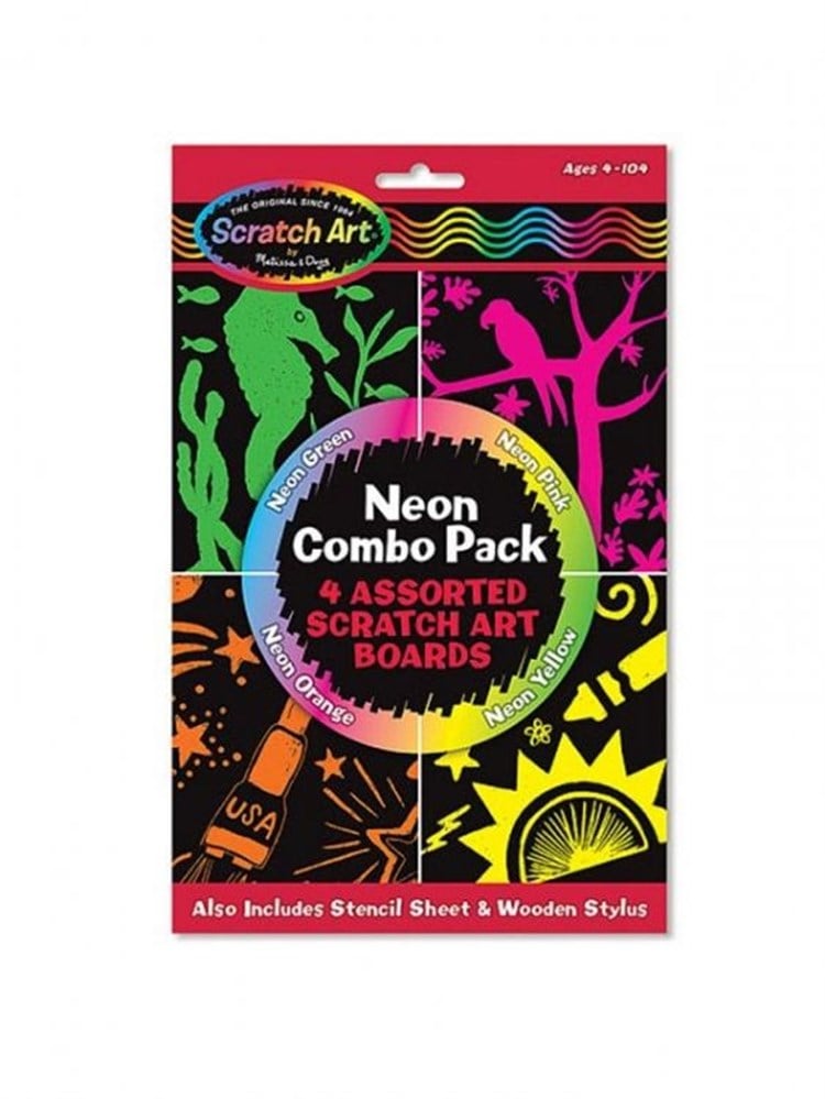 Melissa & Doug Neon Karma Paket - Kazıma Sanatı