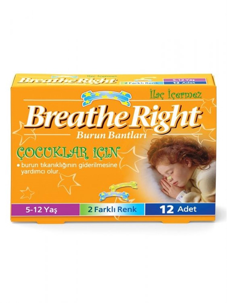 Breathe Right Çocuklar İçin Burun Bantı (5-12 Yaş)