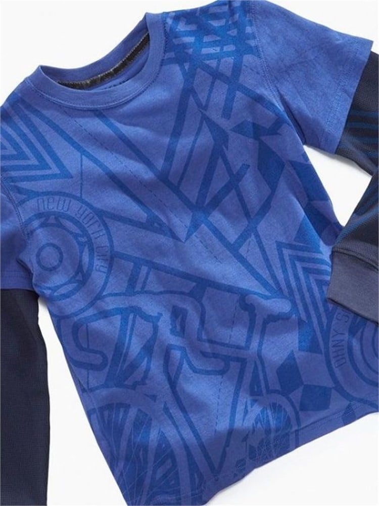 DKNY Blue Bicycle Sweatshirt