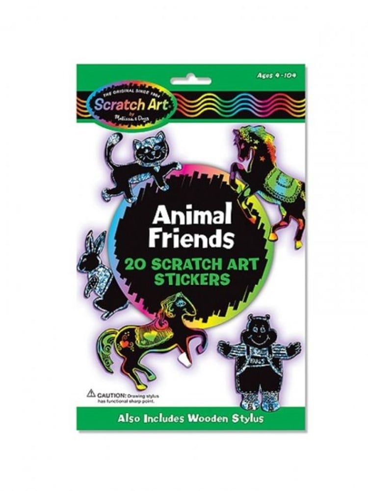 Melissa & Doug Dost Hayvanlar - Kazıma Sanatı