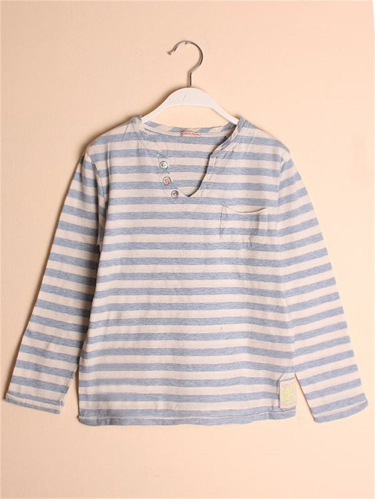 Scotch Shrunk Sweatshirt - Çizgili