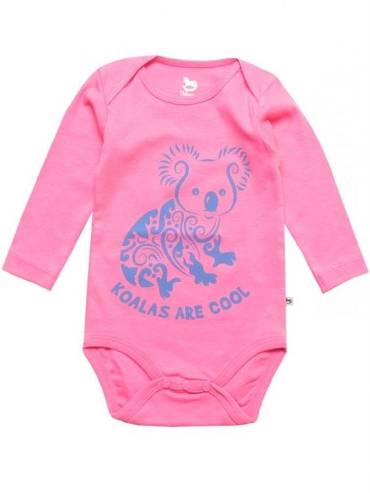 Bebeque Kiki Uzun Kollu Body - Koyu Pembe