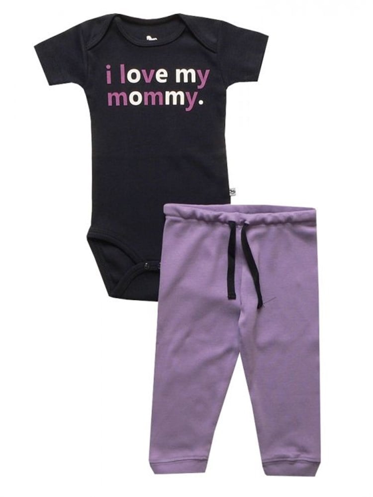 Bebeque I Love My Mommy Set -  Lacivert