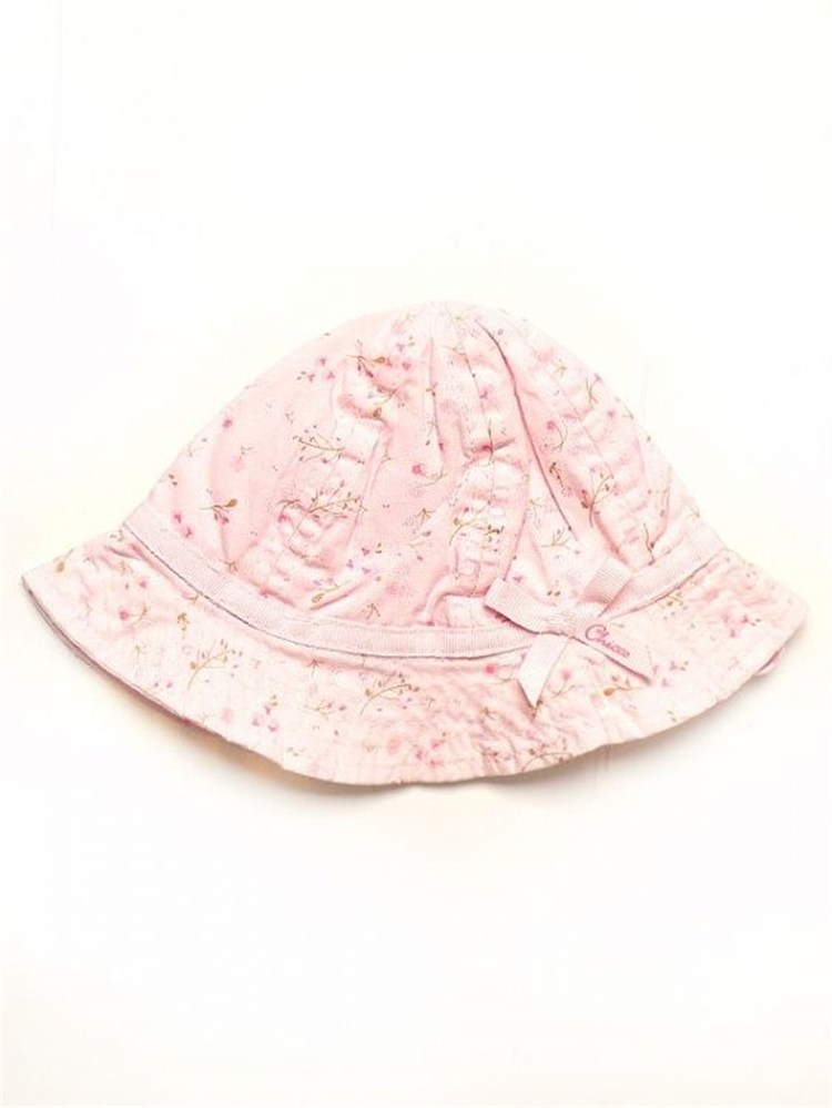 Chicco Bebek Şapka - Pembe Çiçekli