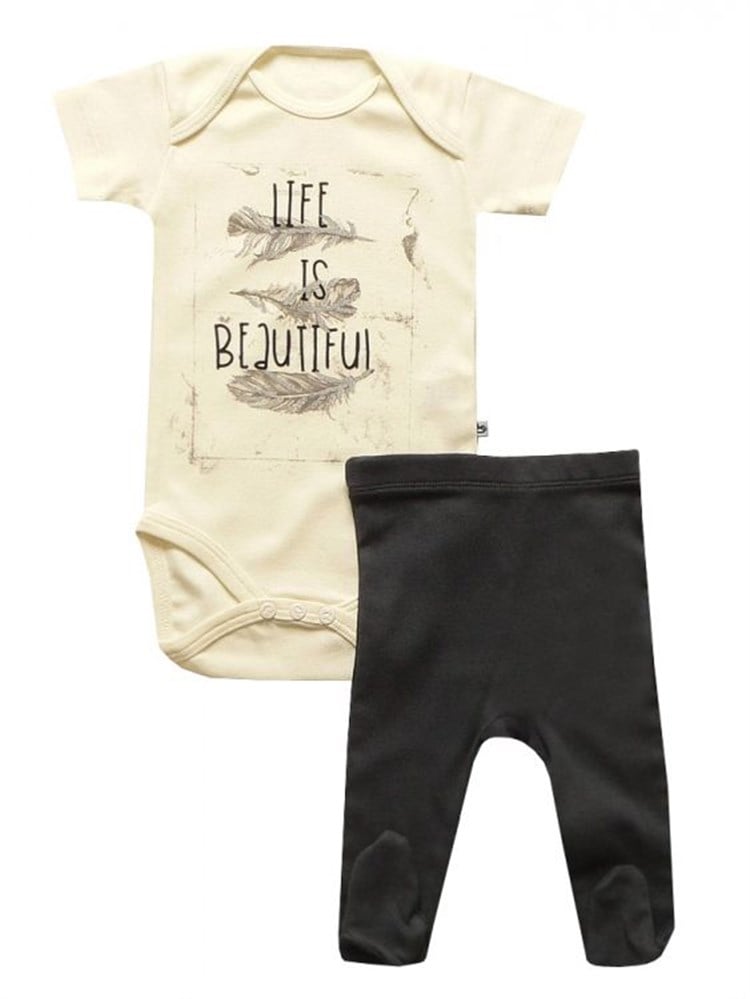 Bebeque Life Is Beautiful Set - Ekru