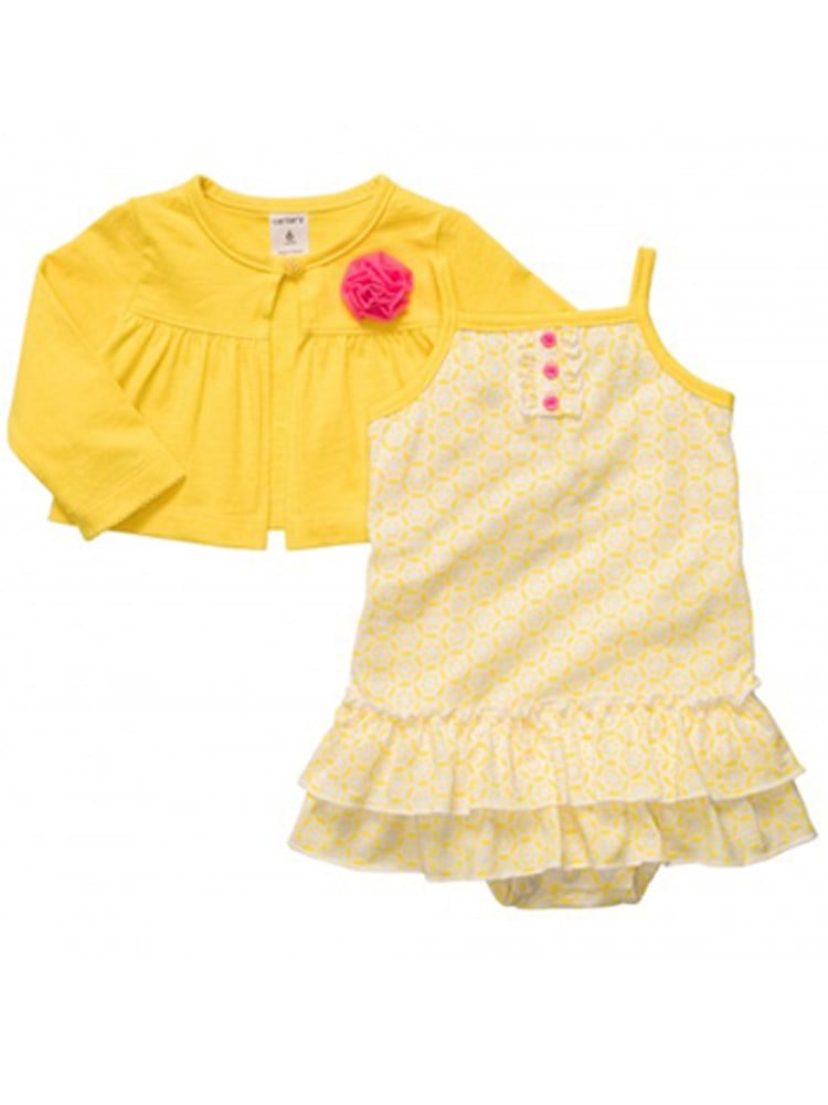 Carter's Yellow Flower Set 