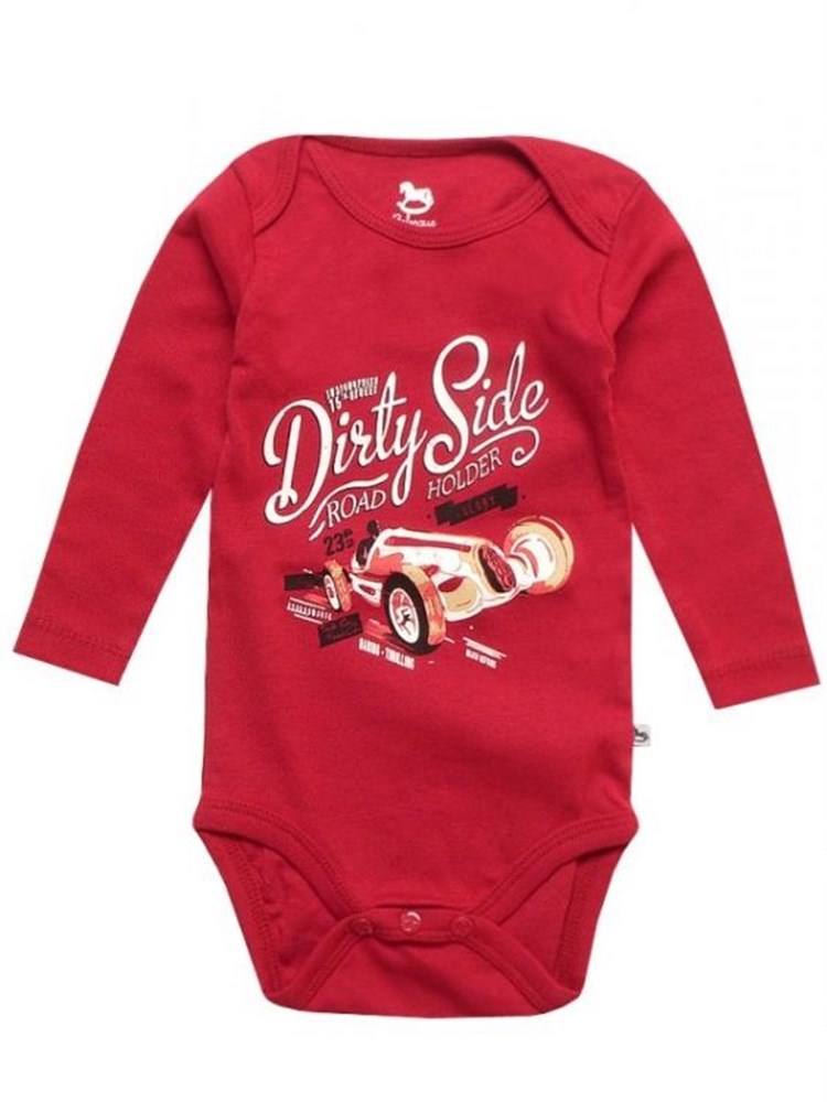 Bebeque Kiki Uzun Kollu Body - Bordo - Yarışçı