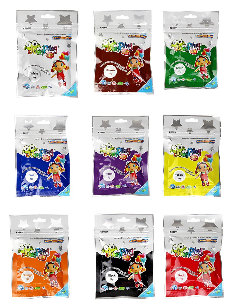 JumpingClay 18 gr Proje Hamuru Tüm Renkler