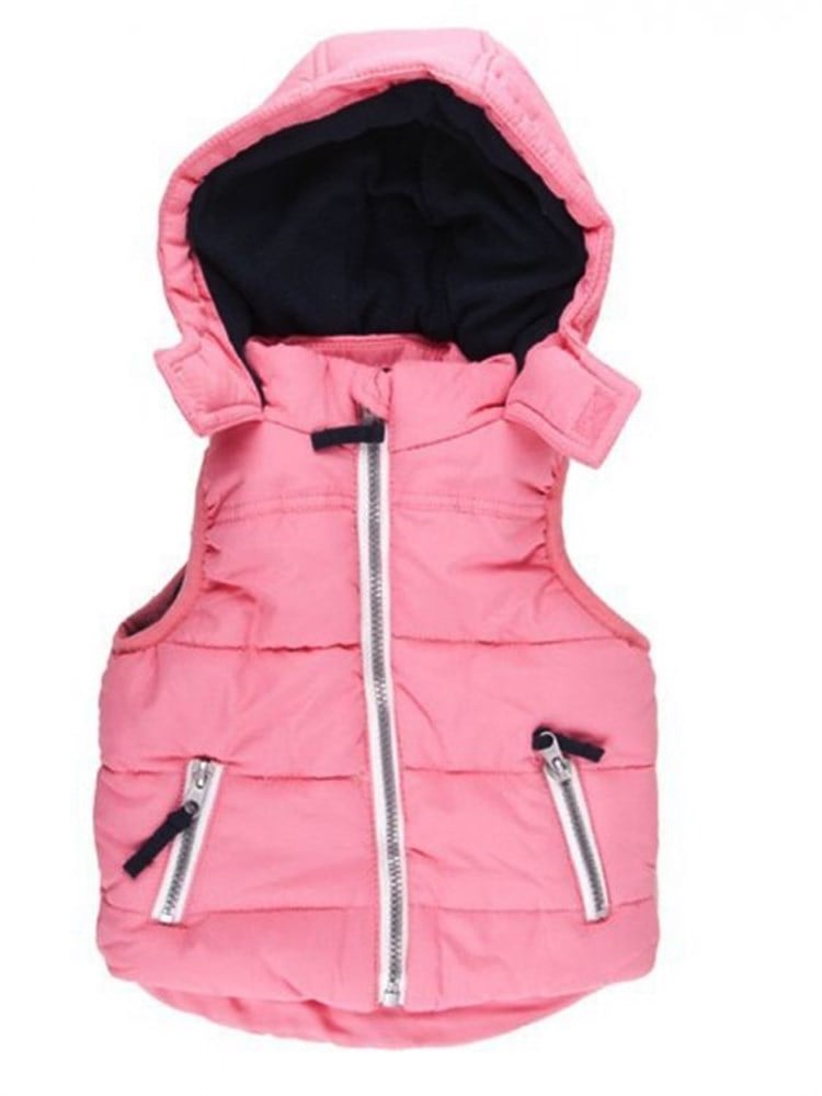 Bluekey Kız Bebek Yelek-Pembe