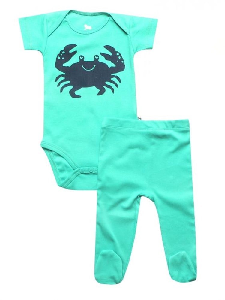 Bebeque Sevimli Yengeç - Aqua Green