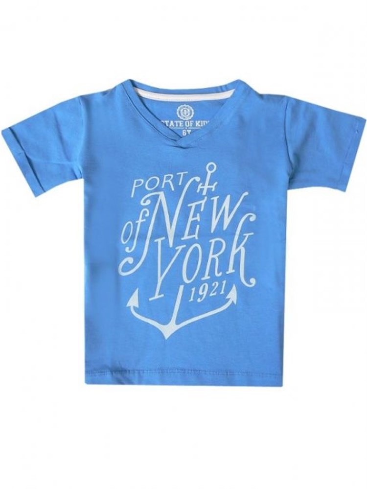 State of Kids Port Of New York T-Shirt- Mavi