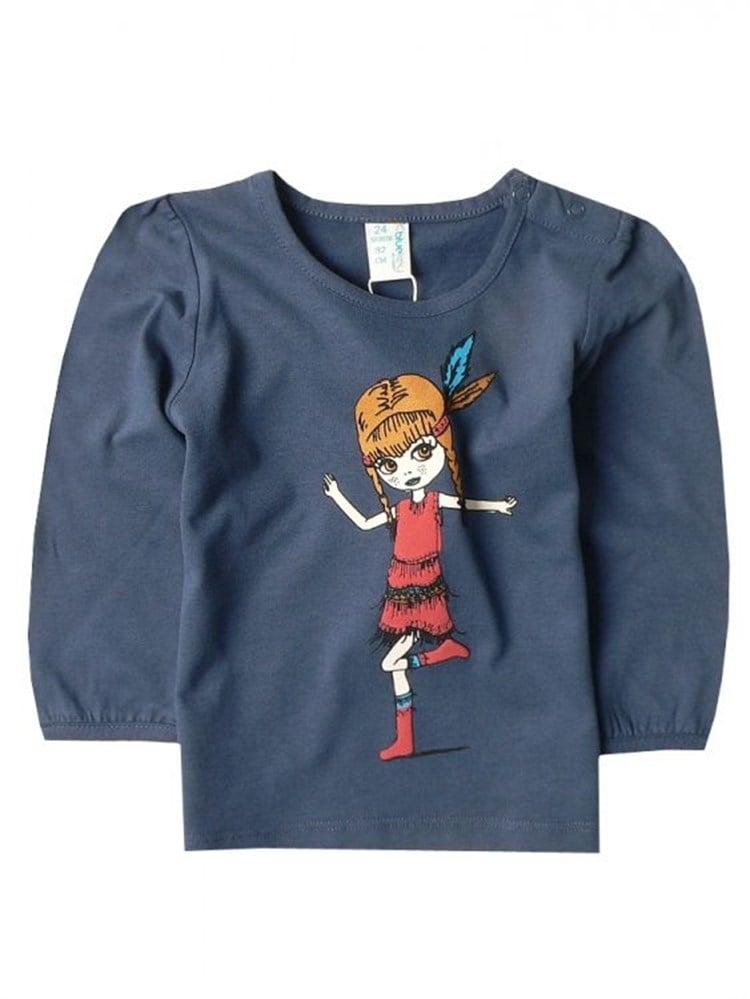 Bluekey Kız Bebek  T-Shirt-indigo