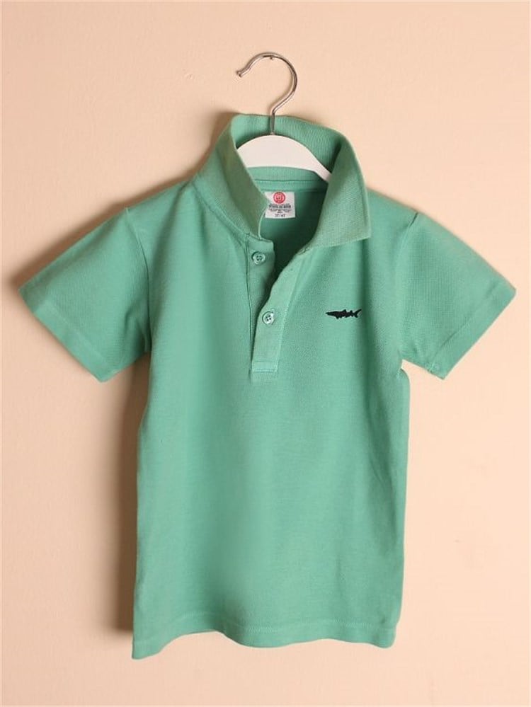 State of Kids Florida Polo T-Shirt-Yeşil
