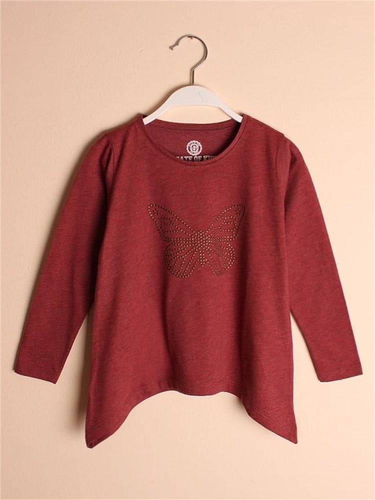 State of Kids Tunik - Kelebek - Bordo Melanj