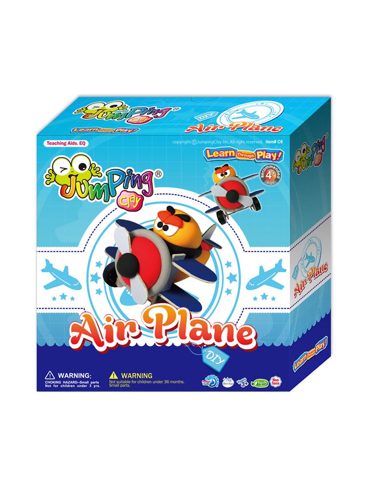 JumpingClay Uçak Seti Oyun Hamuru