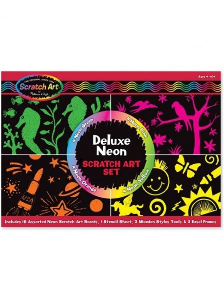 Melissa & Doug Deluxe Neon Set - Kazıma Sanatı