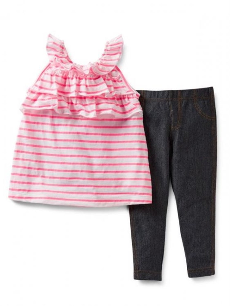 Carter's Bluz Tayt Set - Pembe